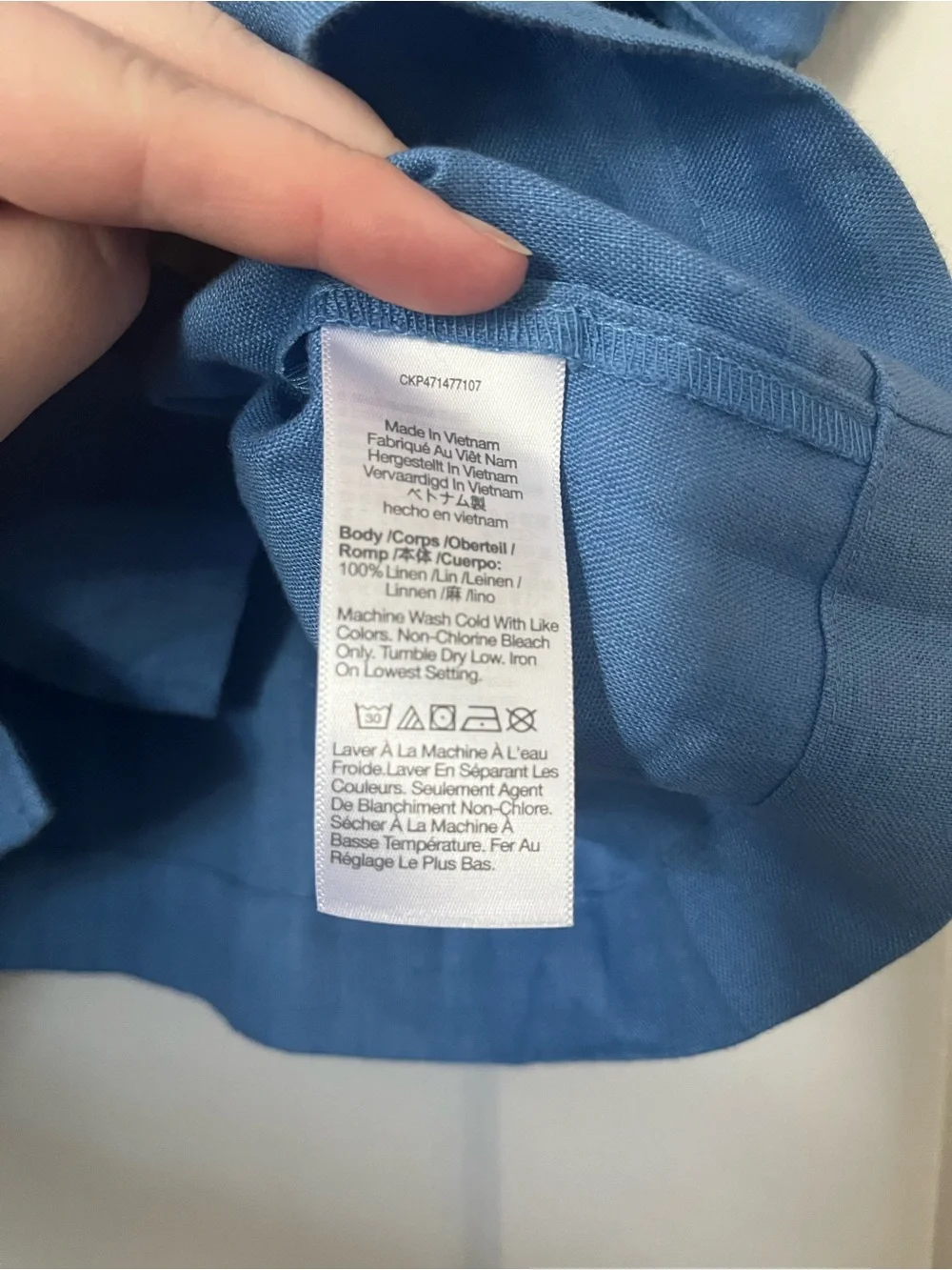 NWOT Madewell 100% Linen Resort Top - Picture 6 of 6